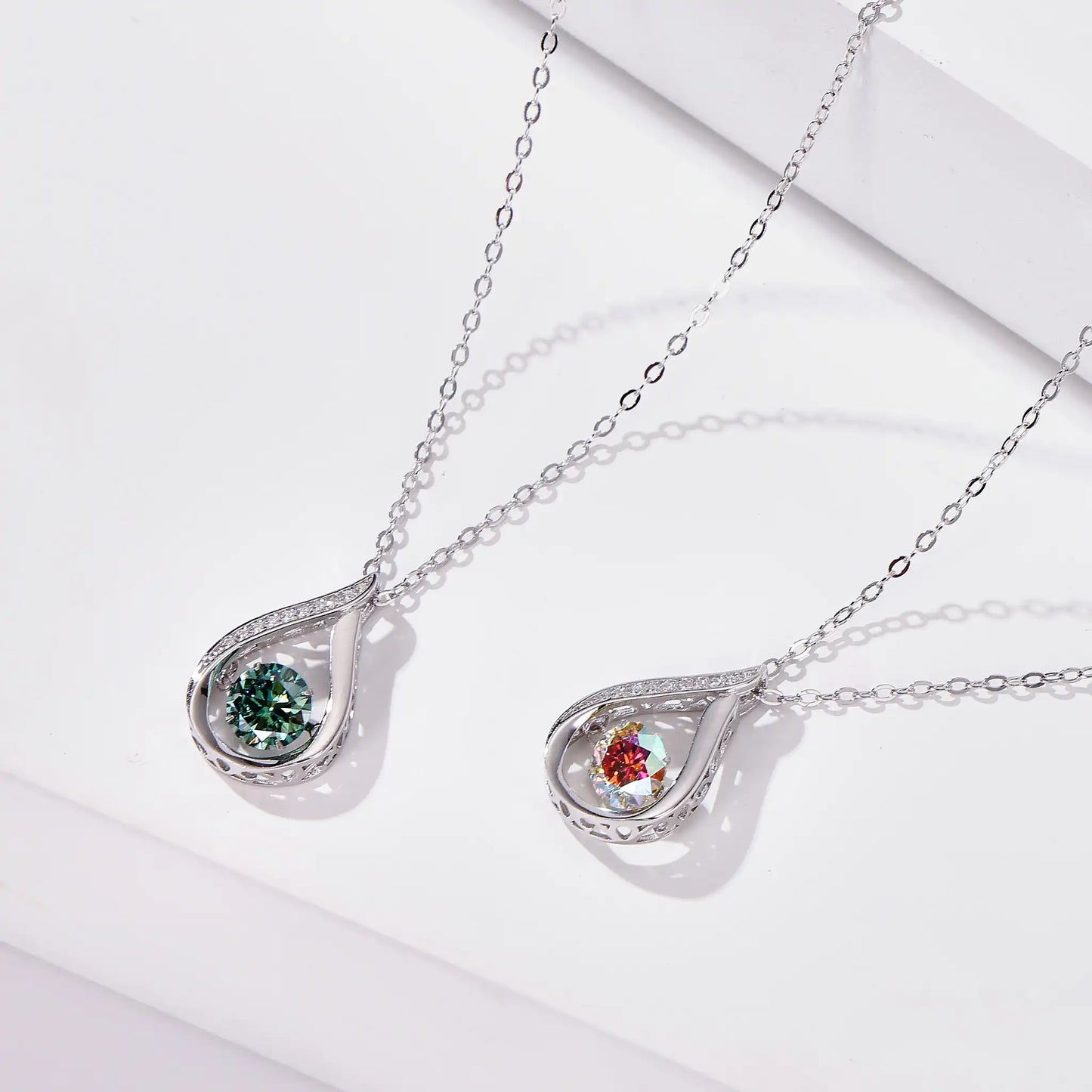 Moissanit Halsketten aus 925 Silber | Soraya Nova