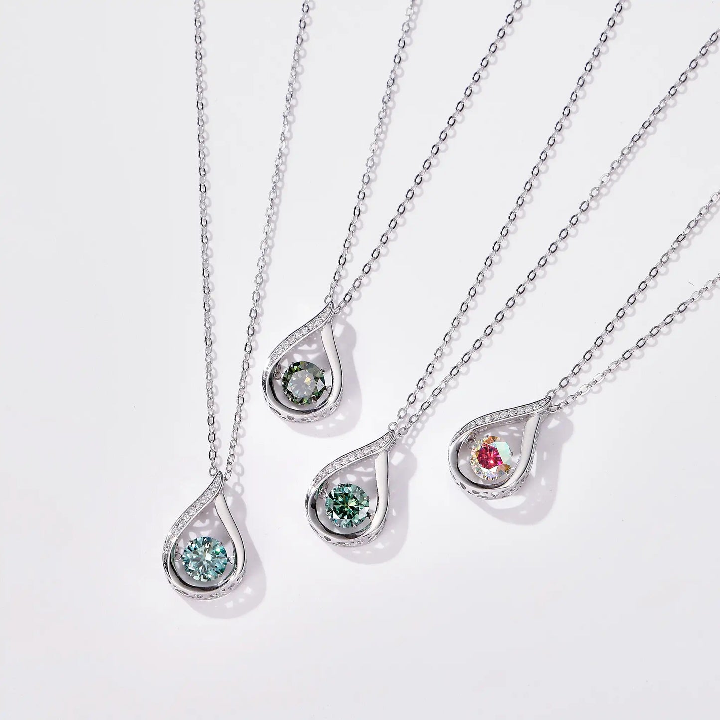 Moissanit Halsketten aus 925 Silber | Soraya Nova