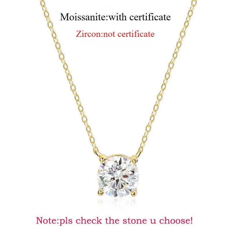 Moissanite Halskette 1-5 Karat aus 925 Silber – Brillanter Diamant-Look | Soraya Nova