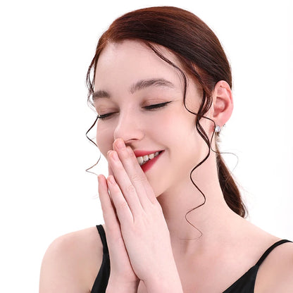 D Color 0.5 Karat Moissanit Ohrstecker – 925 Sterling Silber | Soraya Nova