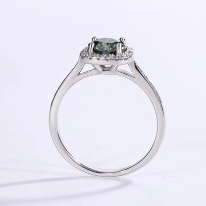 Eleganter Moissanit Cocktail Ring – Sterlingsilber 925 | Brillanz wie ein Diamant