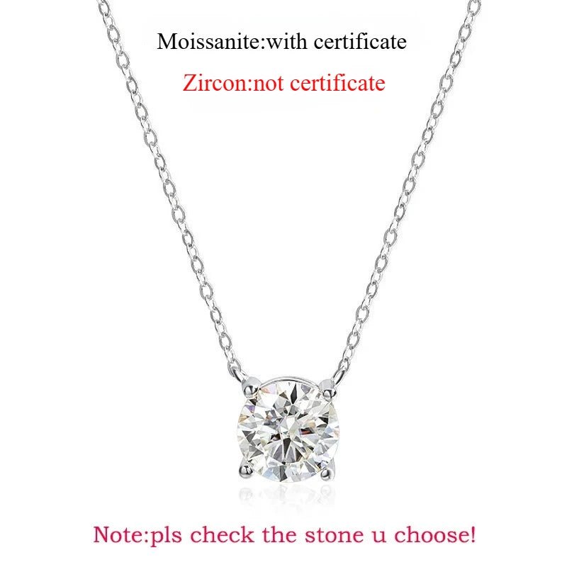 Moissanite Halskette 1-5 Karat aus 925 Silber – Brillanter Diamant-Look | Soraya Nova