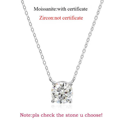 Moissanite Halskette 1-5 Karat aus 925 Silber – Brillanter Diamant-Look | Soraya Nova