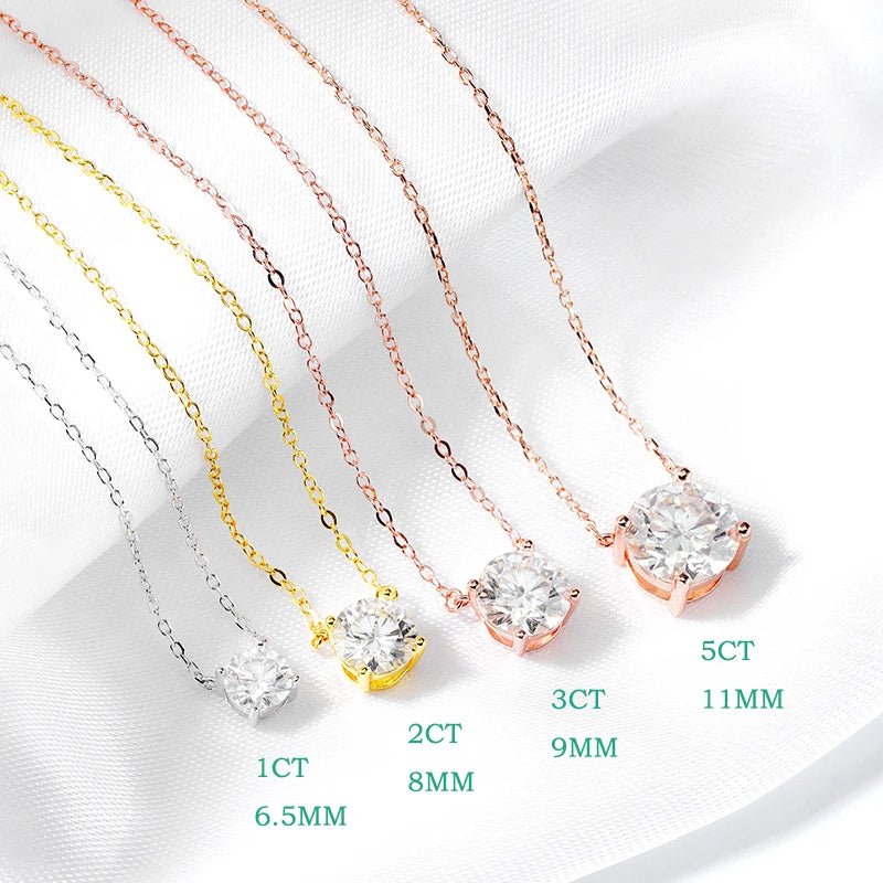 Moissanite Halskette 1-5 Karat aus 925 Silber – Brillanter Diamant-Look | Soraya Nova