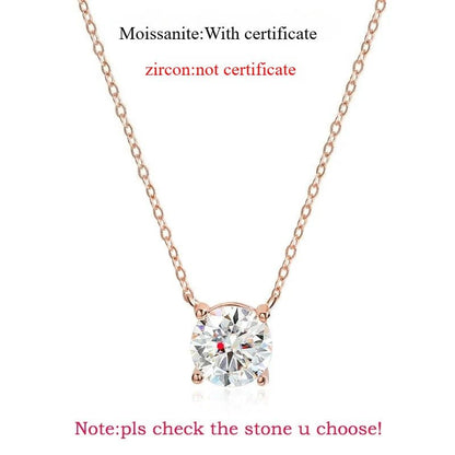 Moissanite Halskette 1-5 Karat aus 925 Silber – Brillanter Diamant-Look | Soraya Nova
