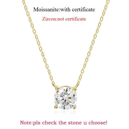 Moissanite Halskette 1-5 Karat aus 925 Silber – Brillanter Diamant-Look | Soraya Nova